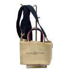ショッピングHILFIGER TOMMY HILFIGER◆ショルダーバッグ/コットン/WHT/無地