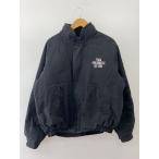 HIDE AND SEEK◆Washed Sailing Jacket/ブルゾン/L/コットン/BLK/HJ-120325//