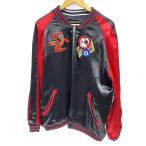 ショッピングエヴァンゲリオン EVA GLOBAL/錦/エヴァンゲリオン/アスカ/スカジャン/XL/レーヨン/BLK