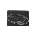 ショッピングdiesel DIESEL◆3つ折り財布/レザー/BLK/メンズ