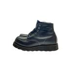 ショッピングWING RED WING◆ソール減り/レースアップブーツ/US7.5D/BLK/レザー/8137//