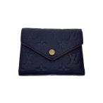 ショッピングLOUIS LOUIS VUITTON◆ポルト・フォイユ・ヴィクトリーヌ_モノグラム・アンプラント/牛革/BLU/総柄/メンズ
