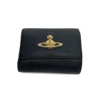 ショッピングVivienne Vivienne Westwood◆3つ折り財布/レザー/BLK/メンズ//