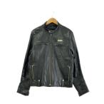 Indian(Indian Motocycle)◆レザージャケット・ブルゾン/40/牛革/BLK/無地