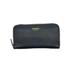 ショッピングBURBERRY BURBERRY◆長財布/レザー/BLK/無地/メンズ/8084041
