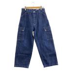 EVISU◆カーゴパンツ/ベルトループホツレ/32/デニム/IDG/無地//