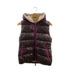 DUVETICA◆ダウンベスト/--/ナイロン/BRW/無地