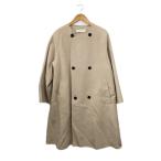 ショッピングショート GALERIE VIE◆23AW/ウールカラーレス ショートトレンチコート/トレンチコート/38/ウール/BEG/23-08-94-08108
