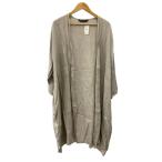 ショッピングロングカーディガン mizuiro ind◆ロングカーディガン/カーディガン(薄手)/--/リネン/BEG/無地