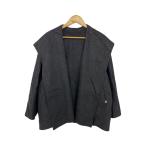 ショッピングmiddle Plage◆24AW/ハミルトン DRAPE MIDDLE /コート/38/ウール/GRY/無地/24020922805040