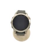 GARMIN◆スマートウォッチ/デジタル/ラバー/BLK/GRY//