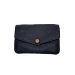 LOUIS VUITTON◆ポシェット・クレ_モノグラム・アンプラント/レザー/NVY/総柄/レディース