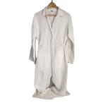 MUSE◆OGLINEN ジャンプスーツ/オールインワン/38/リネン/WHT/無地