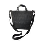ショッピングmoncler MONCLER◆MINI KNIT TOTE/ショルダーバッグ/ポリエステル/BLK/J109B5L00015
