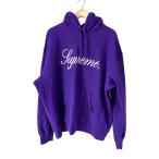 Supreme◆24FW/Embroidered Script Hooded Sweatshirt/パーカー/XXL/コットン/PUP