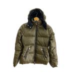 MONCLER◆ダウンジャケット/XXS/ナイロン/KHK/無地