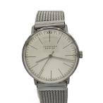 ショッピング自動巻き JUNGHANS◆手巻腕時計/アナログ/ステンレス/WHT/SLV/SS/027 3004 46