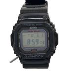 CASIO◆ソーラー腕時計・G-SHOCK/デジタル/BLK/BLK