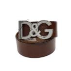 DOLCE&amp;GABBANA* ремень / кожа /BRW/ одноцветный / мужской //