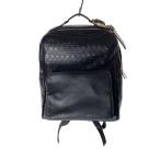 ショッピングzara ZARA◆リュック/ポリエステル/BLK