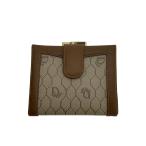 Christian Dior◆2つ折り財布/--/BEG/レディース/ws15261