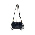 ショッピングzara ZARA◆ショルダーバッグ/レザー/BLK/無地