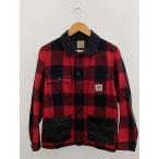 ショッピングGARCONS eYe COMME des GARCONS JUNYA WATANABE MAN◆17AW/エルボーパッチカバーオール/XS/ウール/RED/チェック/WT-J919