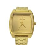 ショッピングnixon NIXON◆クォーツ腕時計/アナログ/ステンレス/GLD/GLD/SS/THE TIME TRACKER