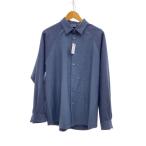 山内◆ノーミュールシング・ウールシャツ/2/ウール/NVY/1819a42