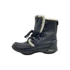 Reebok◆EASYTONE RUGGED CHIC/イージートーンラギッドシック/25cm/BLK/レザー