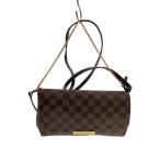 ショッピングダミエ LOUIS VUITTON◆フェイボリットMM_ダミエ・エベヌ_BRW/PVC/BRW