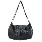 jack gomme◆ショルダーバッグ/エナメル/BLK