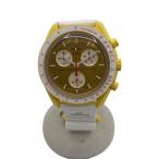 OMEGA◆オメガ×スウォッチ/クォーツ腕時計/ミッショントゥザサン/S033J100/アナログ//