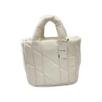 ショッピングzara ZARA◆ハンドバッグ/--/WHT/無地