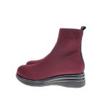 ショッピングニットブーツ MARY QUANT◆メタルデイジーニットブーツ/L/BRD