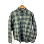 STUSSY◆長袖シャツ/S/コットン/GRY/チェック