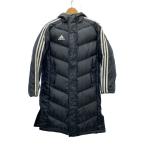 ショッピングベンチコート adidas◆ベンチコート/スポーツウェアー/--/BLK/160cm
