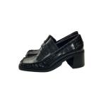 ショッピングzara ZARA◆ローファー/36/BLK//