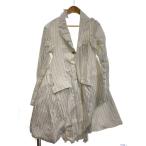 ショッピングGARCONS COMME des GARCONS HOMME PLUS◆23ss/シャツジャケット/M/ポリエステル/WHT/ストライプ/pk-j010//