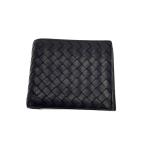 ショッピングbottega BOTTEGA VENETA◆2つ折り財布/レザー/BLK/メンズ