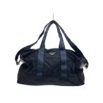 ショッピングPRADA PRADA◆ボストンバッグ/ナイロン/BLK/無地