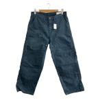 GAP* двойной колено / Buggy машина painter's pants /32/ хлопок /BLK/ одноцветный //