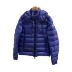 MONCLER◆ダウンジャケット/--/ナイロン/ブルー/無地/142-091-41993-49/ダウン含む