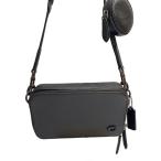 ショッピングcoach COACH◆ショルダーバッグ/レザー/ブラック/無地/cr782