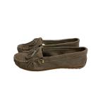 ショッピングMINNETONKA MINNETONKA◆シューズ/US8/グレー/スウェード