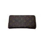 ショッピングVUITTON LOUIS VUITTON◆1)ジッピー・ウォレット_モノグラム・キャンバス_BRW/PVC/BRW/総柄/レディース