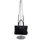 ショッピングPRADA PRADA◆ハンドバッグ/ナイロン/BLK/無地/1BA090