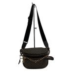 MICHAEL KORS*Slater Medium Metallic Logo Sling Pack/PVC/BLK/30F2G04M8M