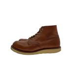 RED WING◆USA製/2004年/ソールスレ有/ハトメ緑青有/レースアップブーツ/US8/BRW/レザー/8166
