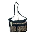 LESPORTSAC◆スネーク柄ショルダーバッグ/ポリエステル